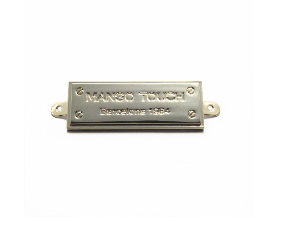 Gold Metal Name Plates For Handbags