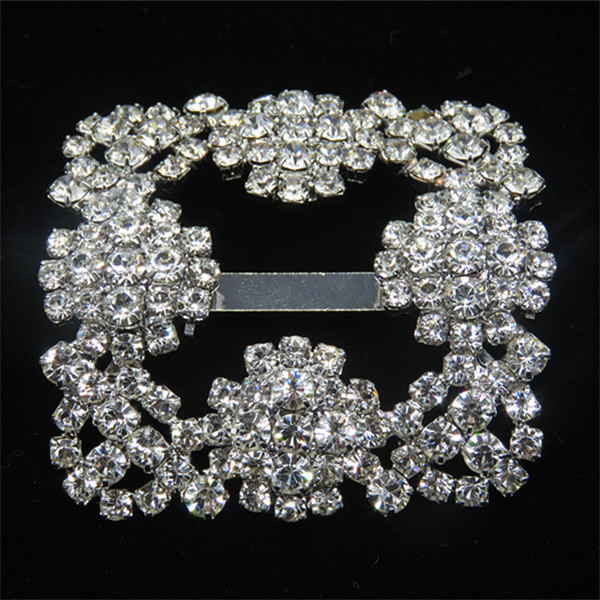 metal rhinestone shoe buckles for women's shoe ornaments