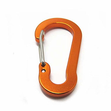 Custom Shaped Aluminum Flat Carabiner Clip Hook